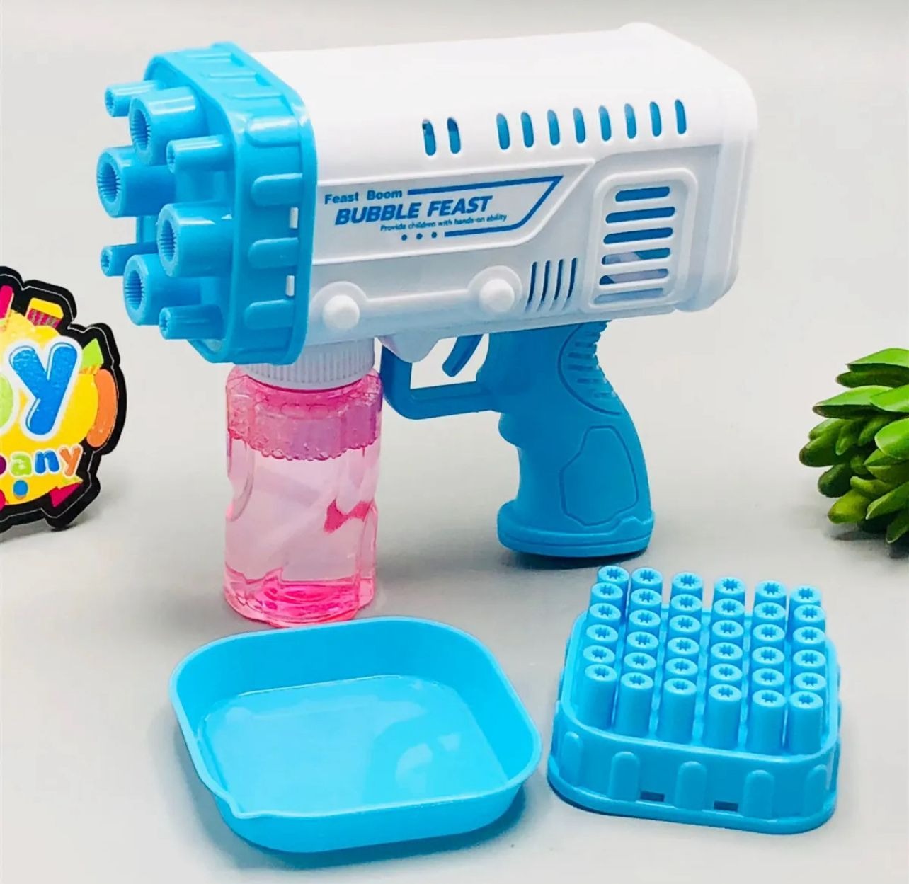 36 Hole Electric Bubble Gun Machine for Kids Water Bubble Gun with Bubble Liquid Included