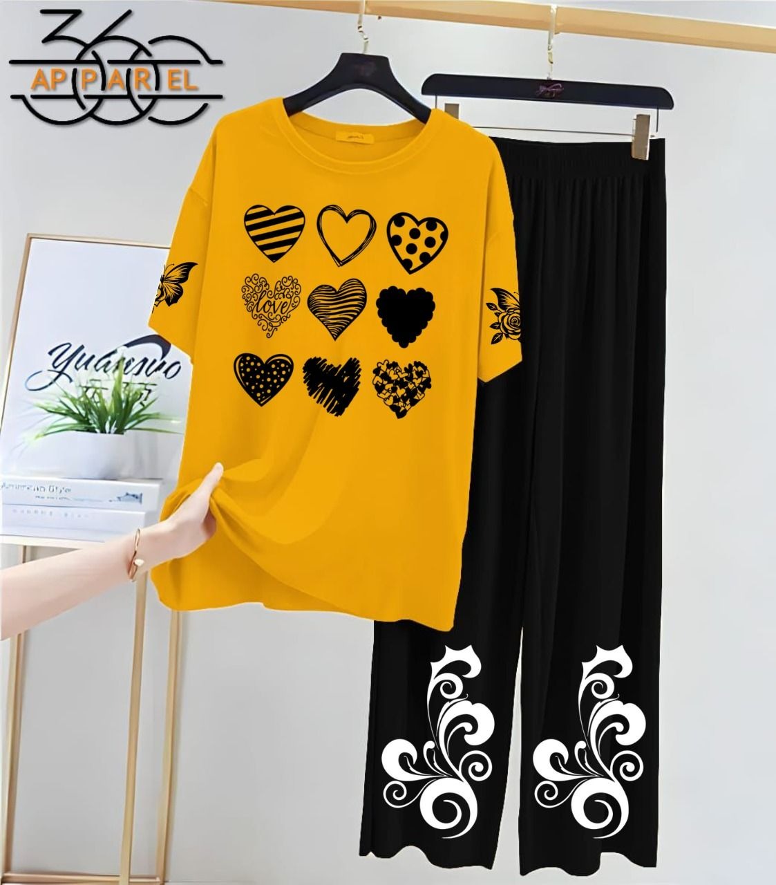 Women Printed Night Suit Fabric Jersey