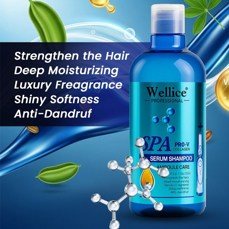 Pack of 3 Original Wellice Keratin Shampoo Kit Keratin Collagen Argan Science Backed Beauty in Every Drop