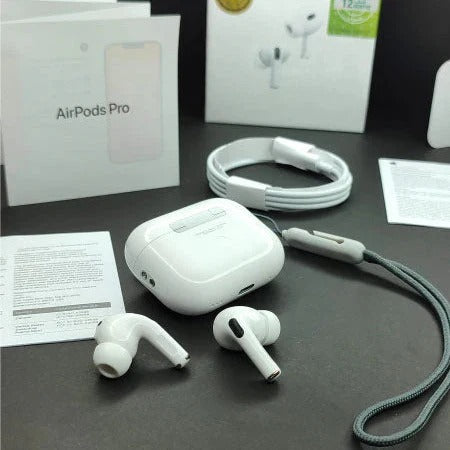 AirPods Pro 2nd Generation Original Apple Itanium Wireless Earbuds, Bluetooth 5.0, High Quality Sound bass